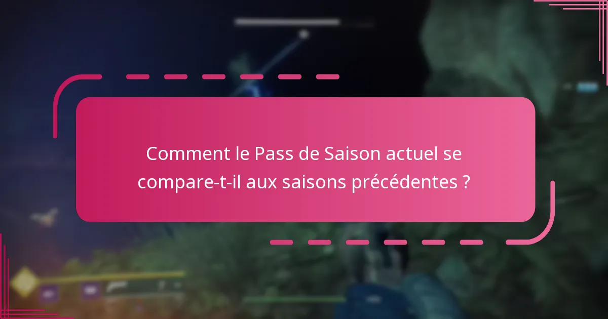 Quels jalons de récompense sont disponibles dans le Pass de Saison de Destiny 2 ?