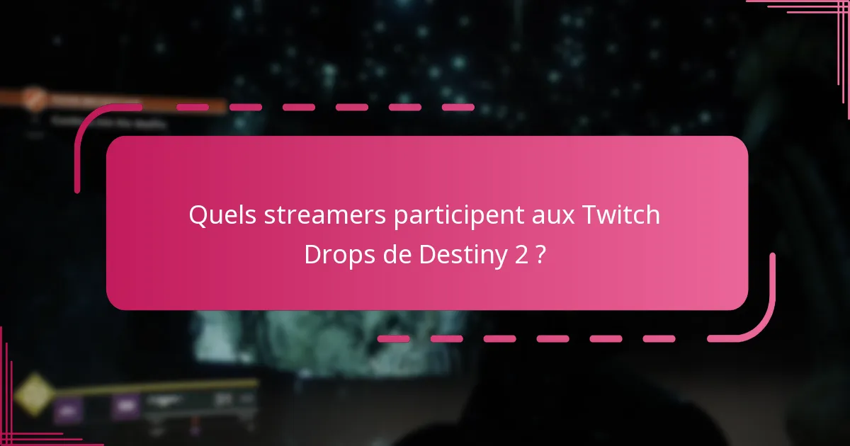 Comment réclamer mes Twitch Drops de Destiny 2 ?